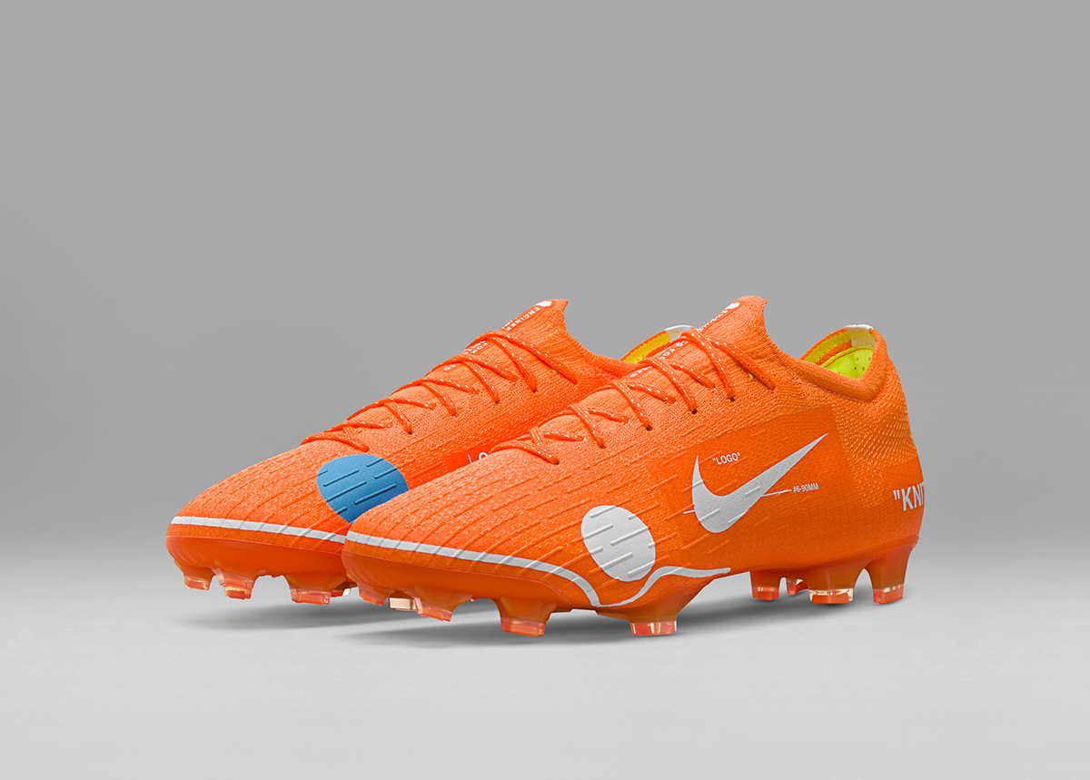 设计传递能量:MERCURIAL VAPOR 360 X VIRGIL ABLOH刺客系列足球鞋