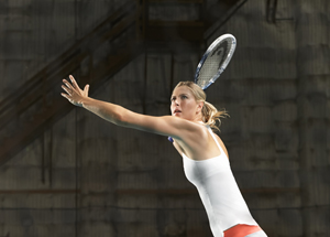 Nike Women：网球运动员玛利亚·莎拉波娃(Maria Sharapova)