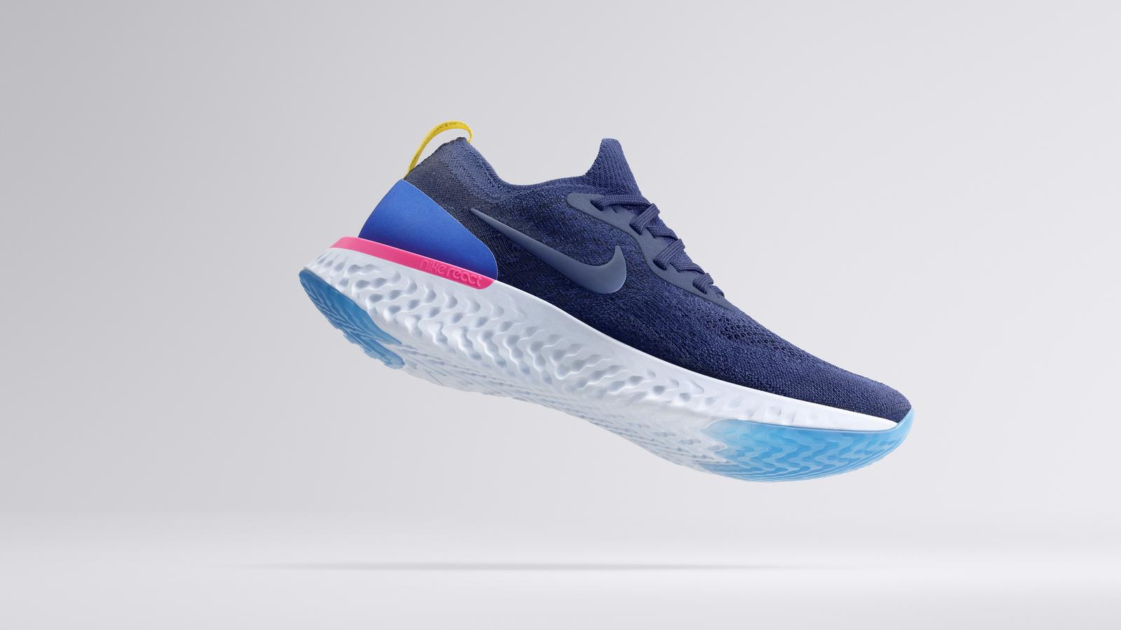 耐克发布Nike Epic React Flyknit跑鞋——四大性能，任我去跑