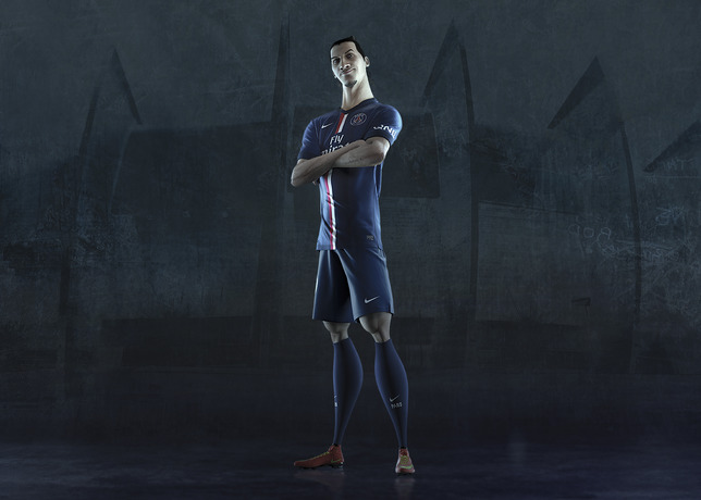 Nike攜手巴黎聖日耳曼 (SAINT-GERMAIN)足球俱樂部 共同發表2014-15賽季新款主場球衣