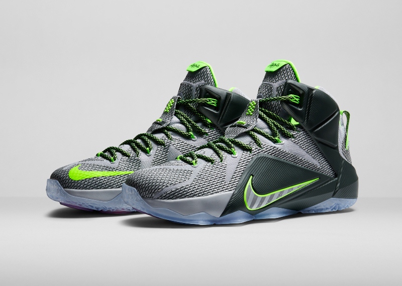 Nike籃球發表LEBRON 12 DUNK FORCE配色