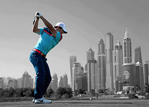 耐克高尔夫运动员麦克罗伊问鼎迪拜沙漠精英赛