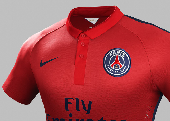 耐克携手巴黎圣日耳曼共同发布2014-15赛季全新第二客场球衣